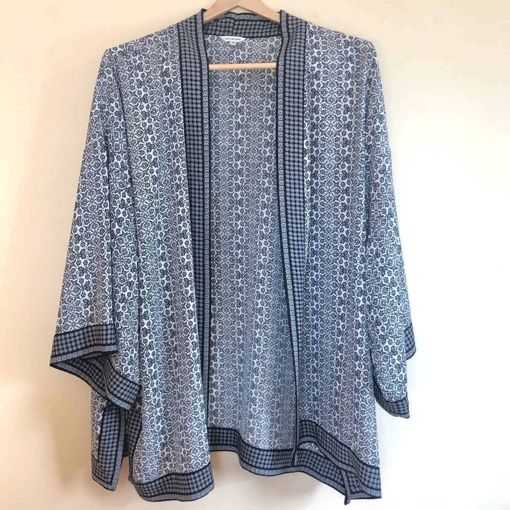 Max Studio . Moroccan Kimono 3/4 Sleeve Cover